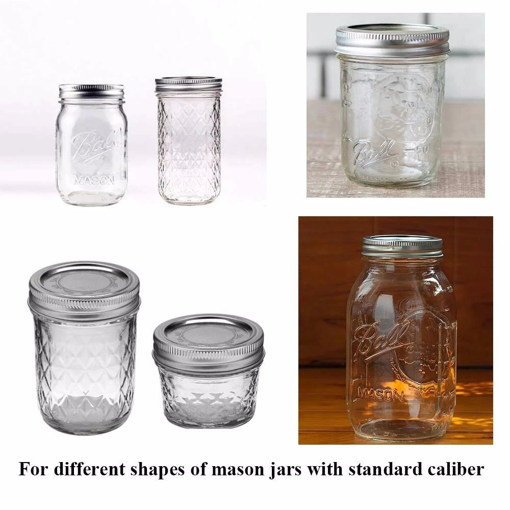 Solar String Decorative Light Lids Fit Colorful Mason Jar Lights