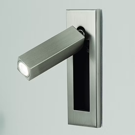 Rotatable LED Wall Lamp Bh-014 Decorative Adjustable Headboard Light Hotel Bedside Reading Light